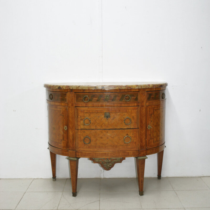 Cómoda marquetería Luis XVI