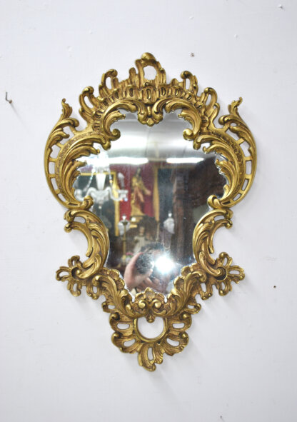 Pareja espejos de bronce - Imagen 2