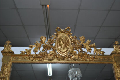 Gran espejo oro Luis XVI - Imagen 6