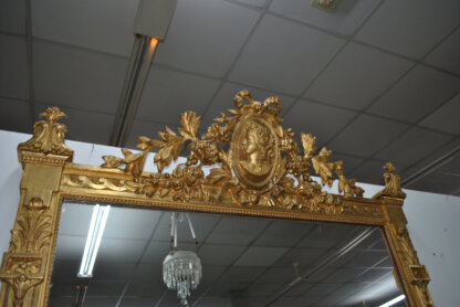 Gran espejo oro Luis XVI - Imagen 9