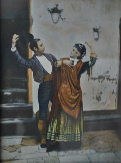 Cuadro pareja baile flamenco - Imagen 2
