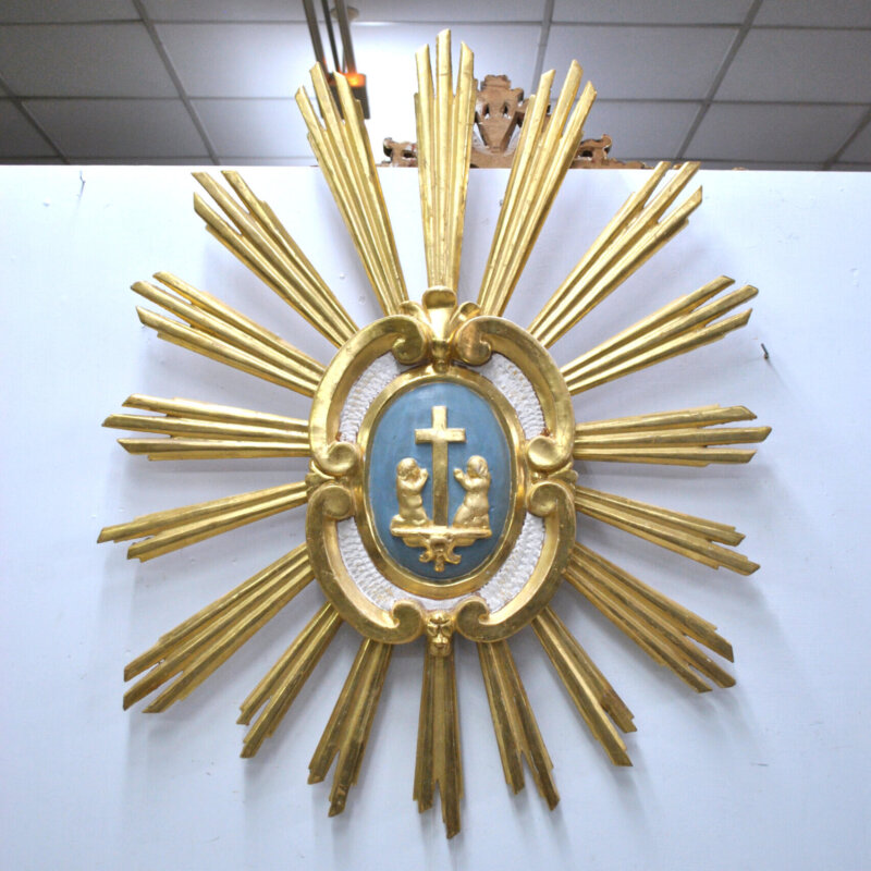 Resplandor barroco oro fino