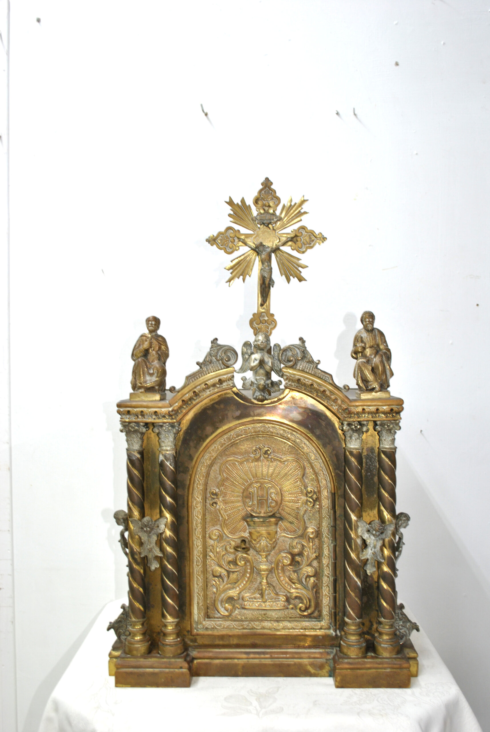 Sagrario neogótico de bronce - Imagen 2