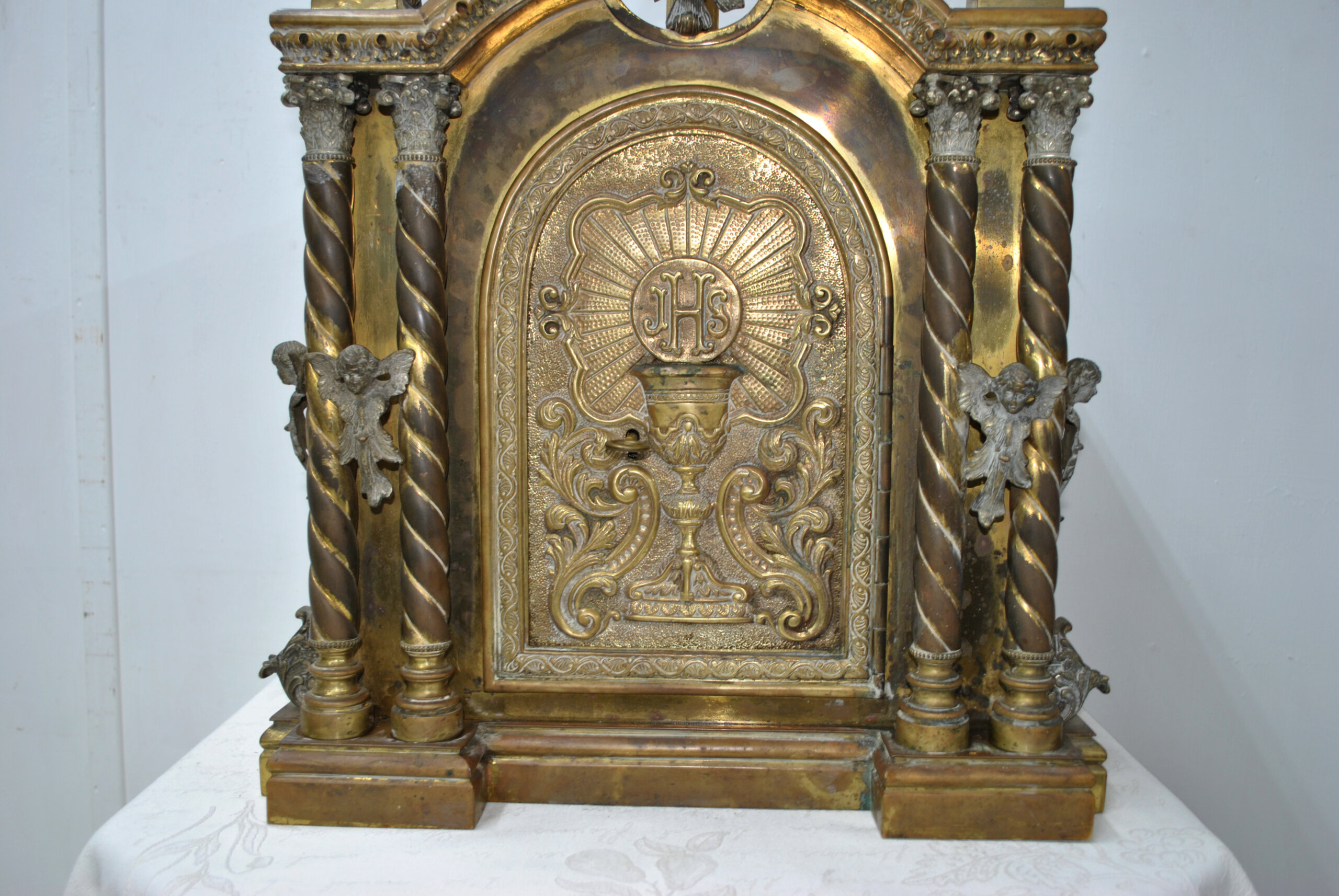 Sagrario neogótico de bronce - Imagen 6