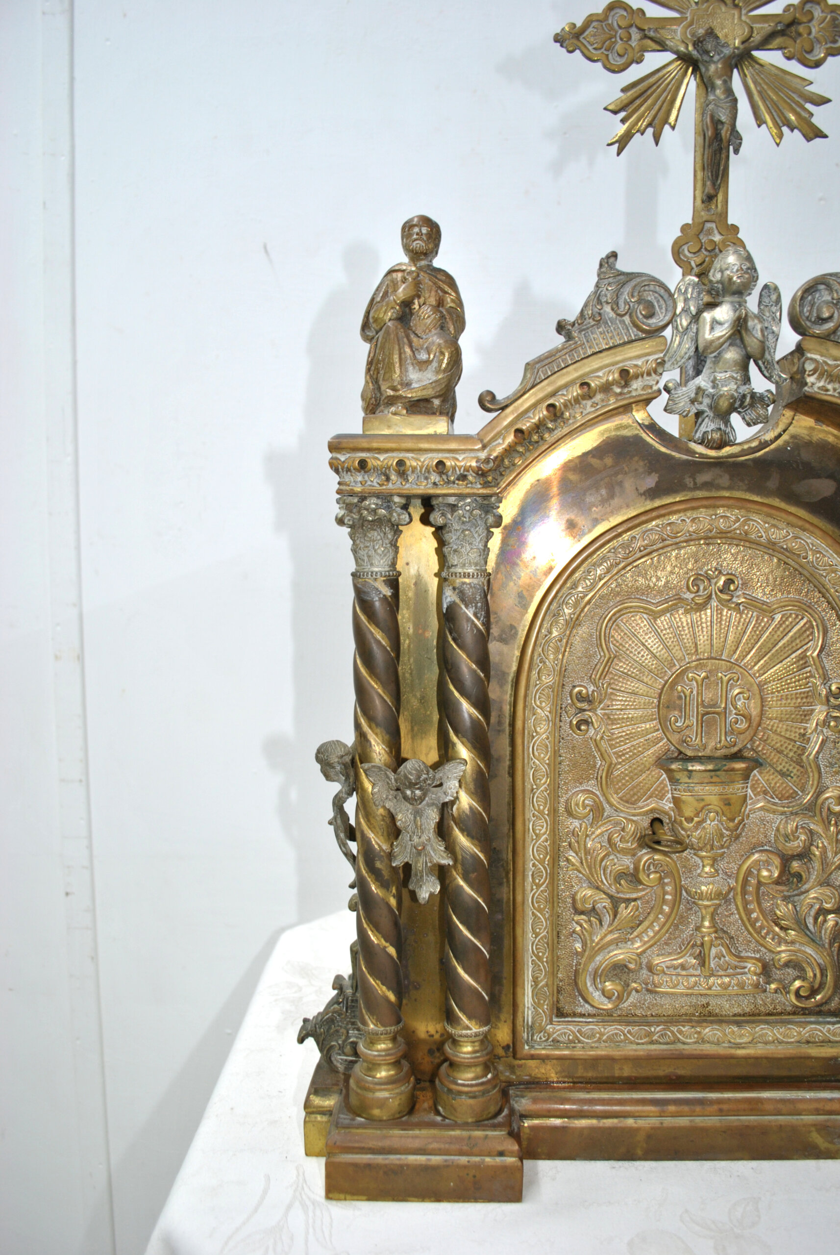 Sagrario neogótico de bronce - Imagen 7