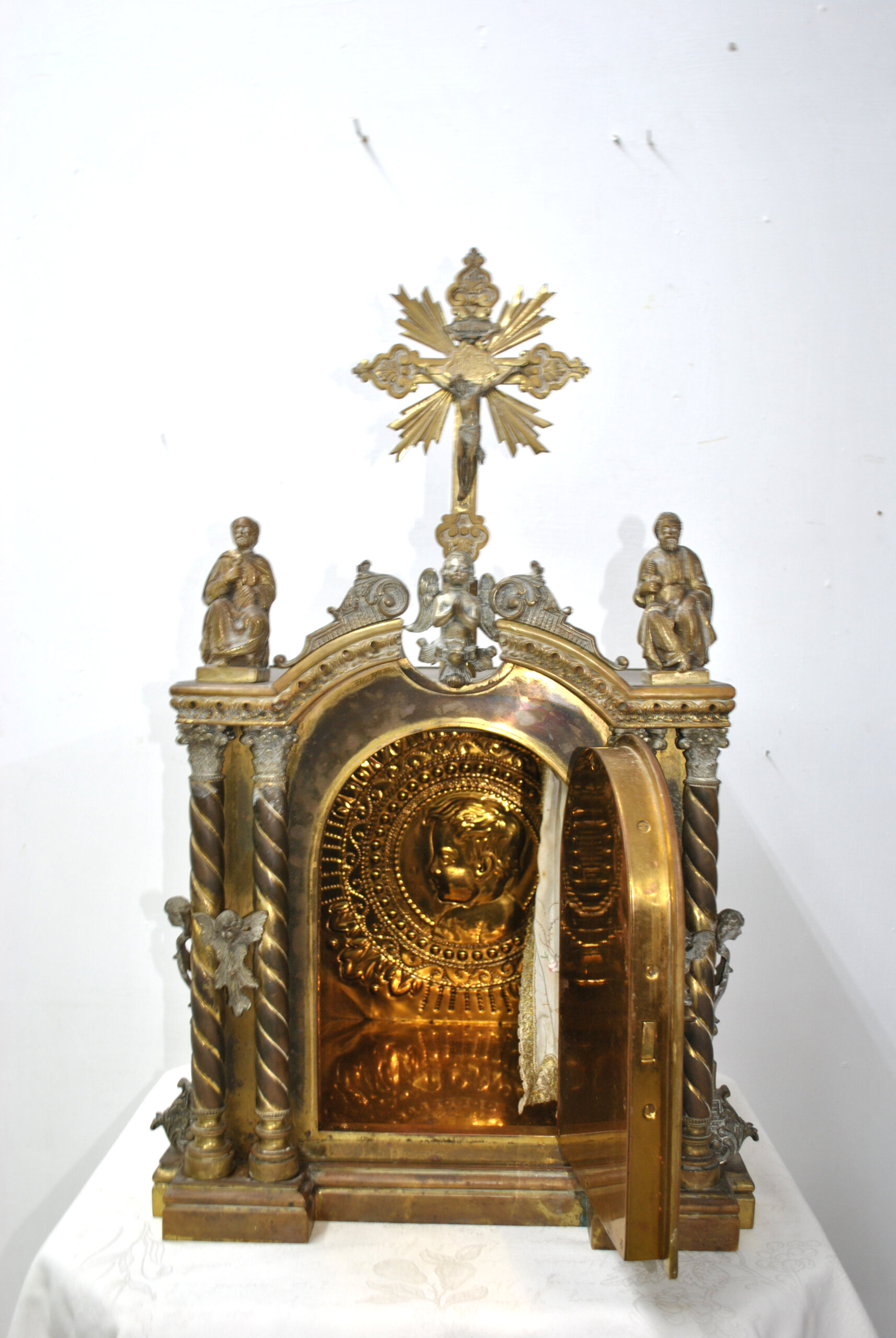 Sagrario neogótico de bronce - Imagen 8