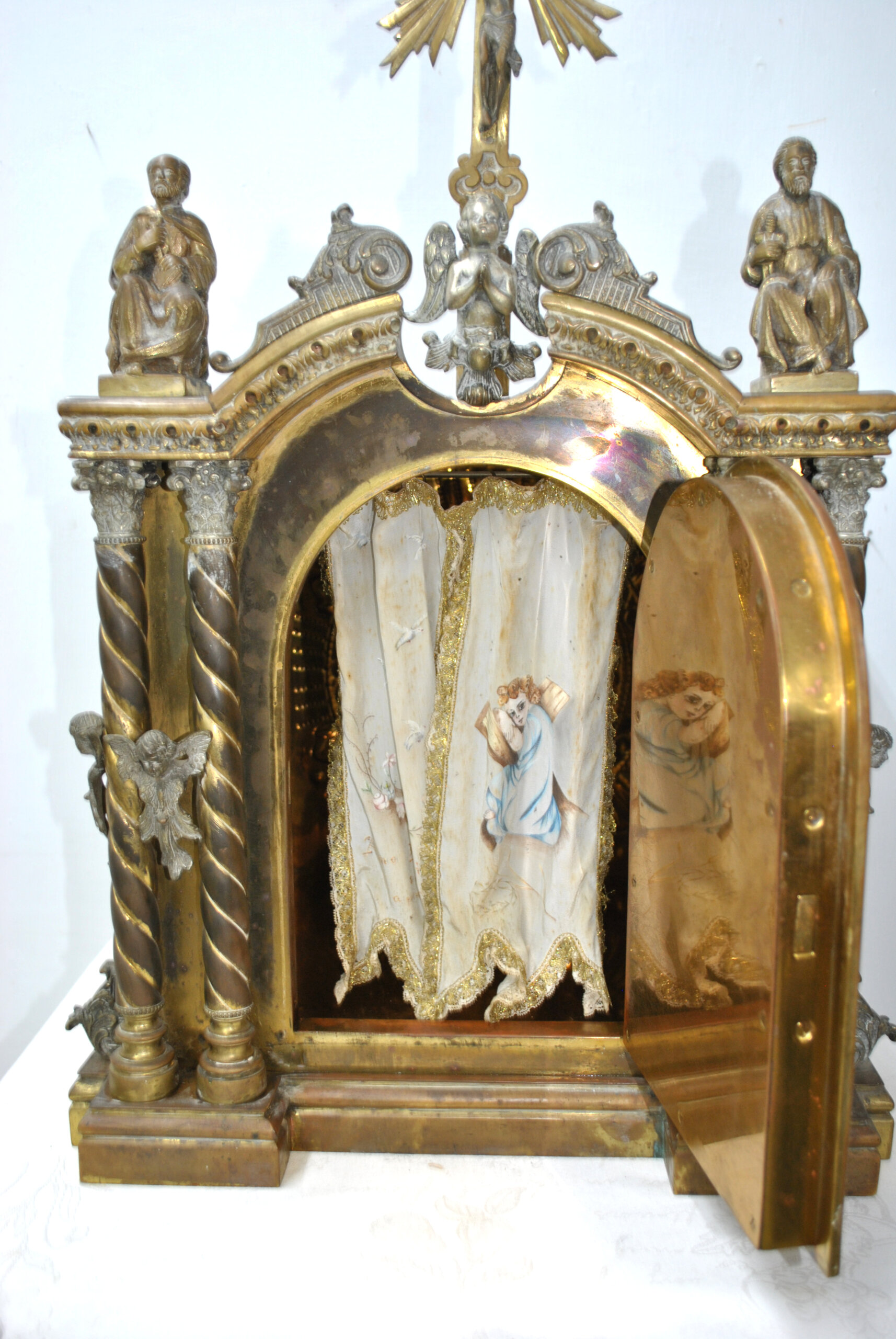 Sagrario neogótico de bronce - Imagen 9