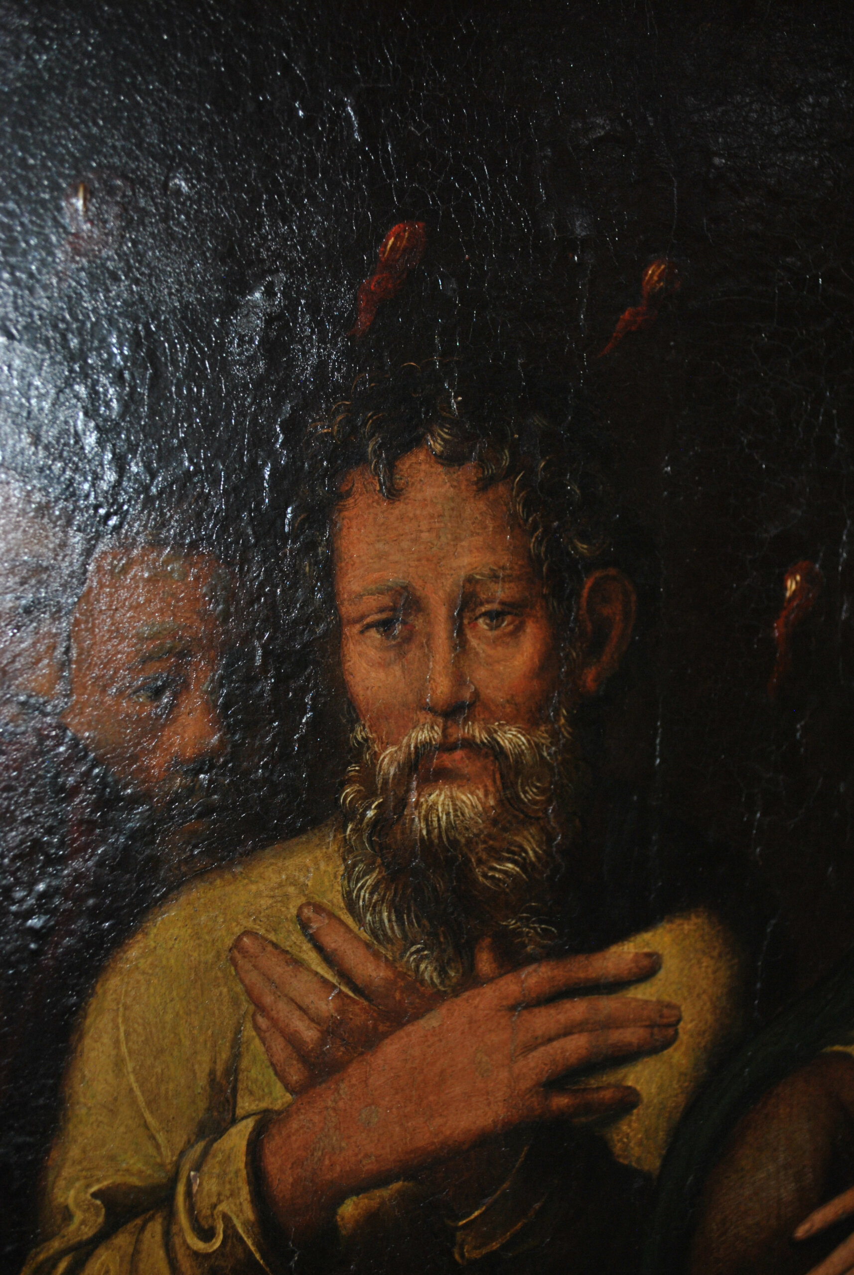 Óleo sobre lienzo Pentecostés S.XVII - Imagen 11