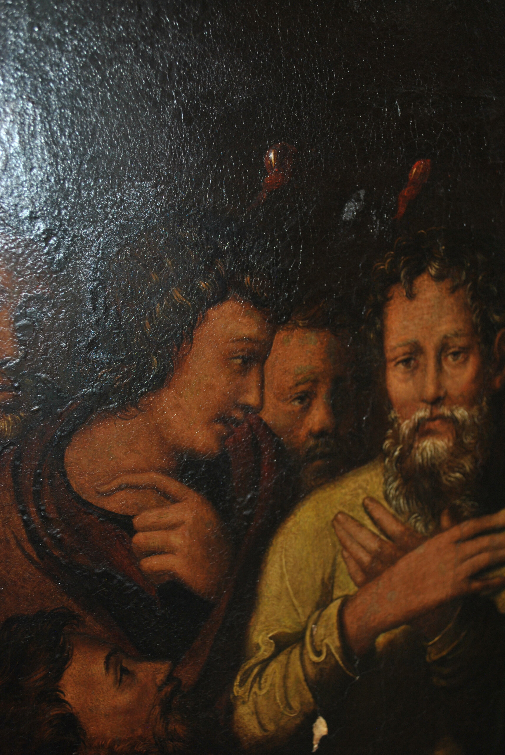 Óleo sobre lienzo Pentecostés S.XVII - Imagen 13