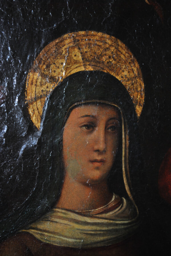Óleo sobre lienzo Pentecostés S.XVII - Imagen 15