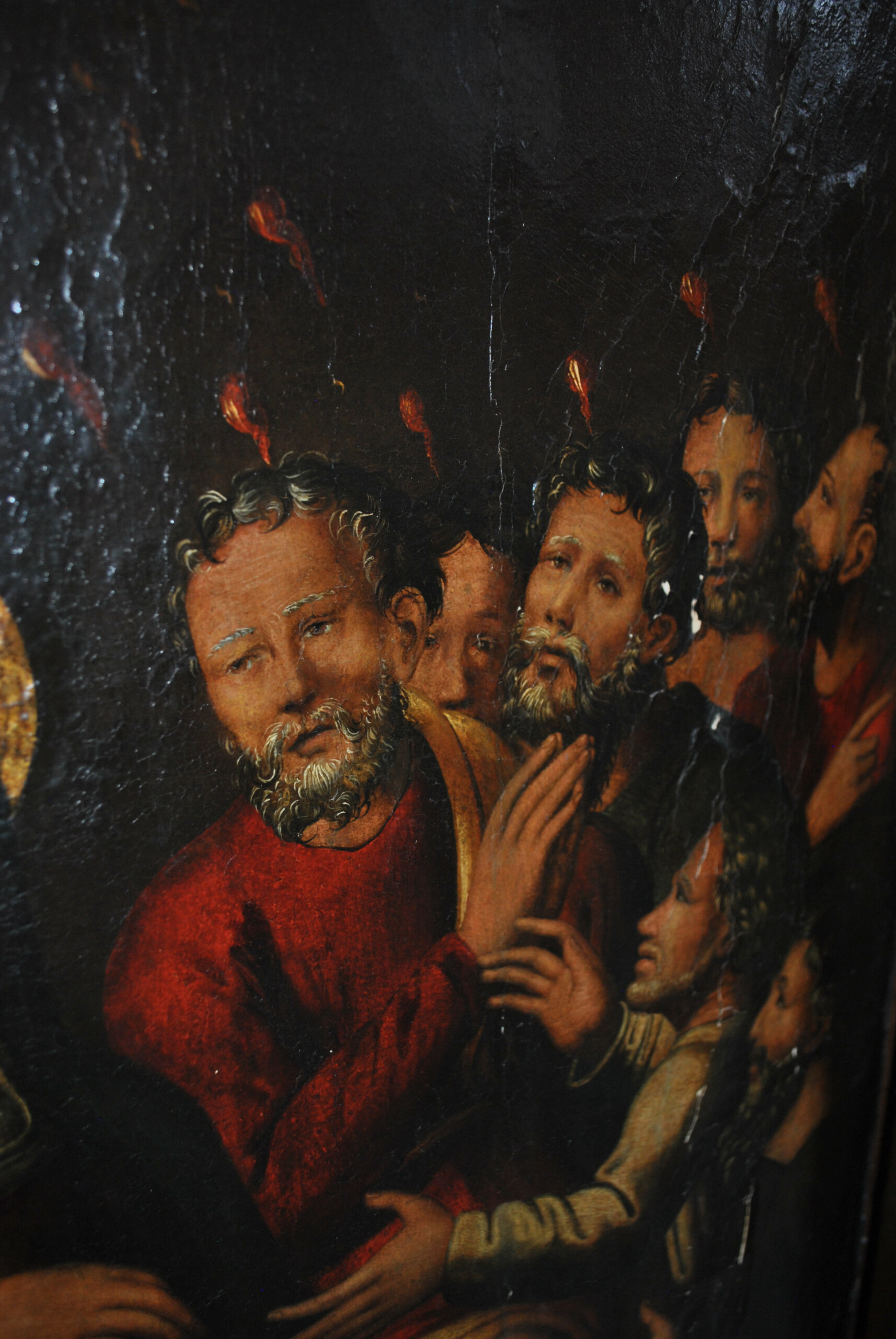 Óleo sobre lienzo Pentecostés S.XVII - Imagen 20