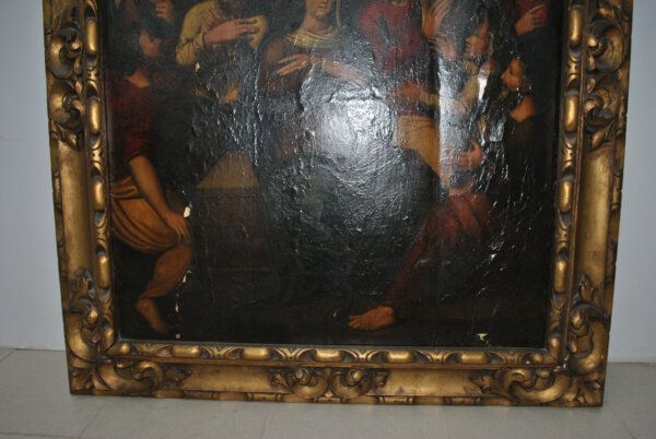 Óleo sobre lienzo Pentecostés S.XVII - Imagen 22