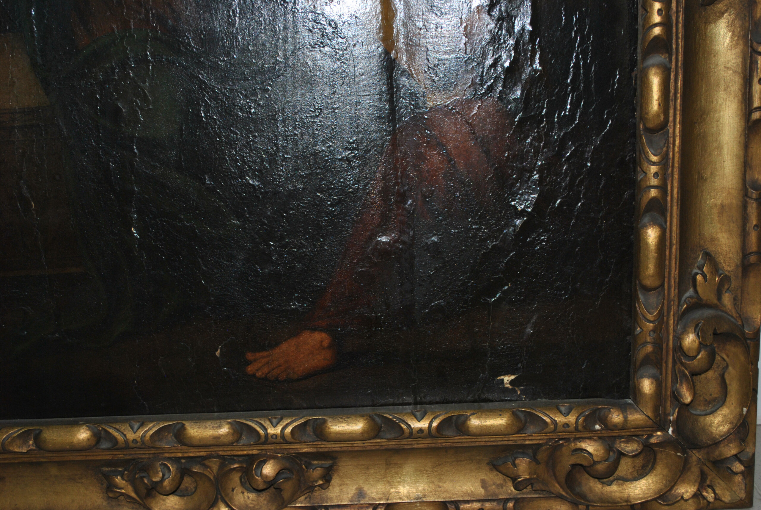 Óleo sobre lienzo Pentecostés S.XVII - Imagen 23