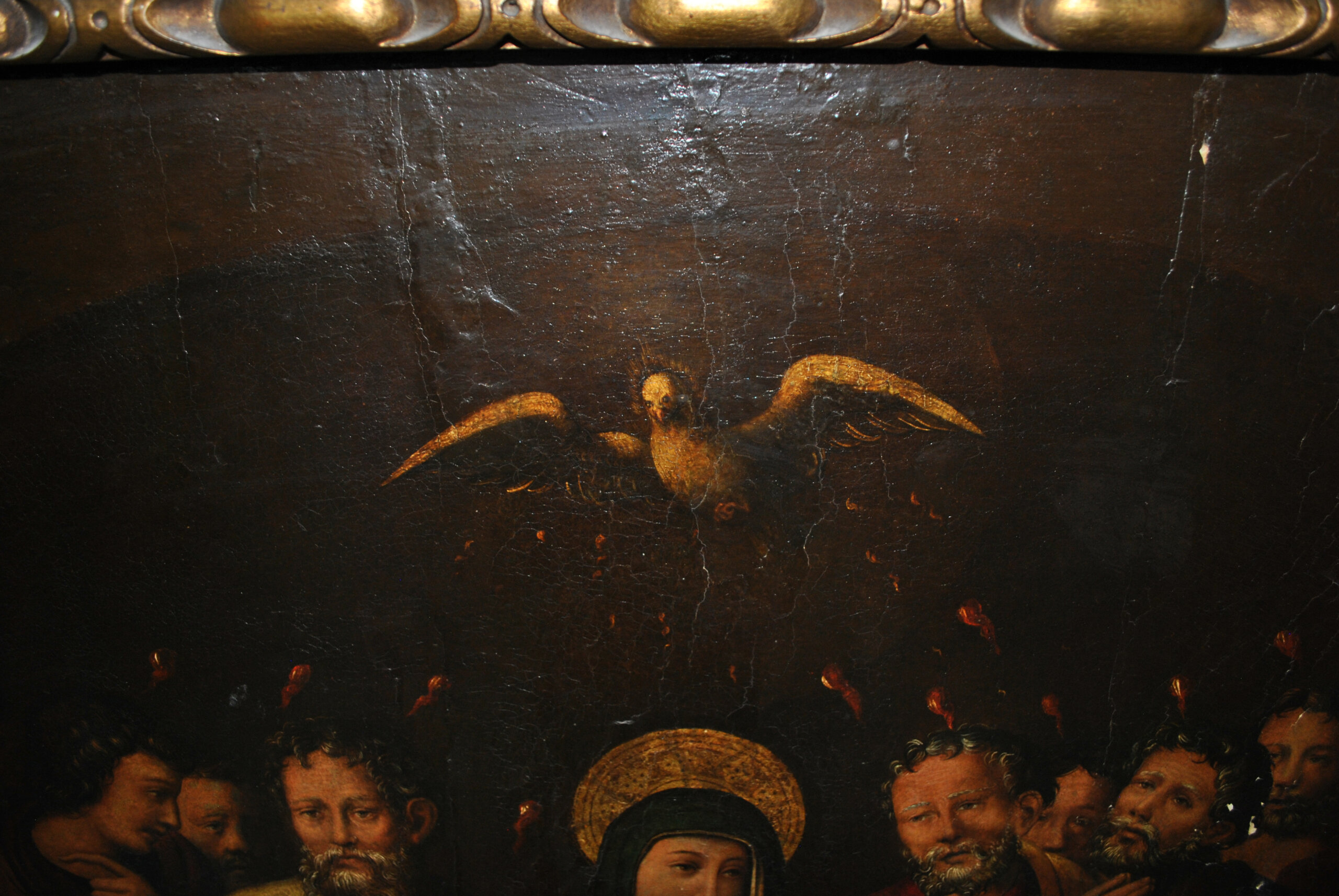 Óleo sobre lienzo Pentecostés S.XVII - Imagen 7