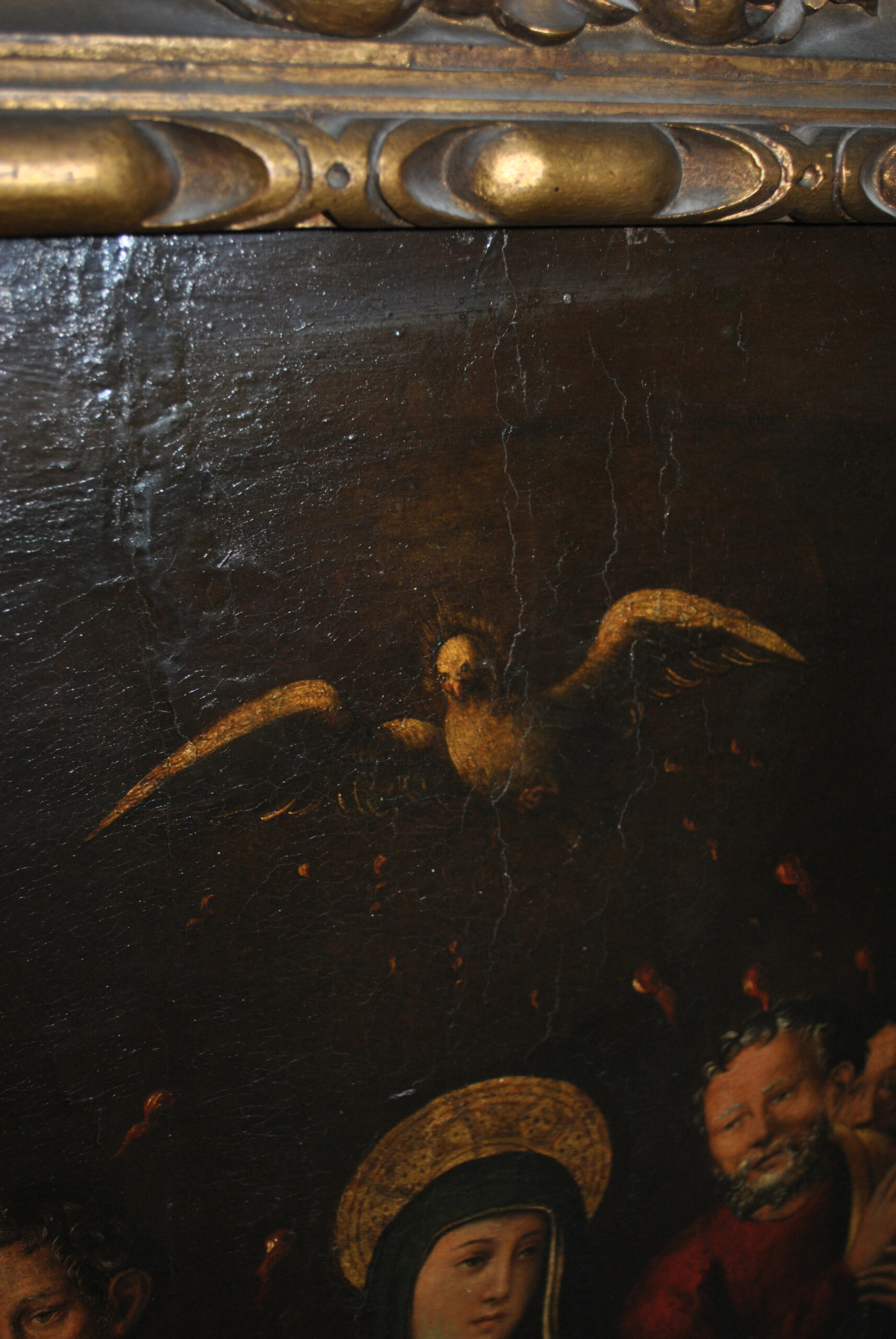 Óleo sobre lienzo Pentecostés S.XVII - Imagen 10