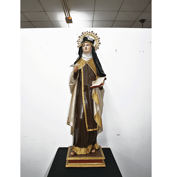 Talla madera Santa Teresa