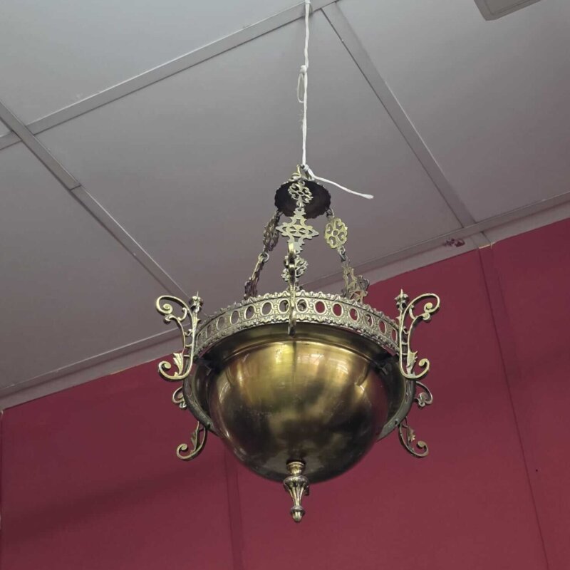 Lámpara votiva bronce