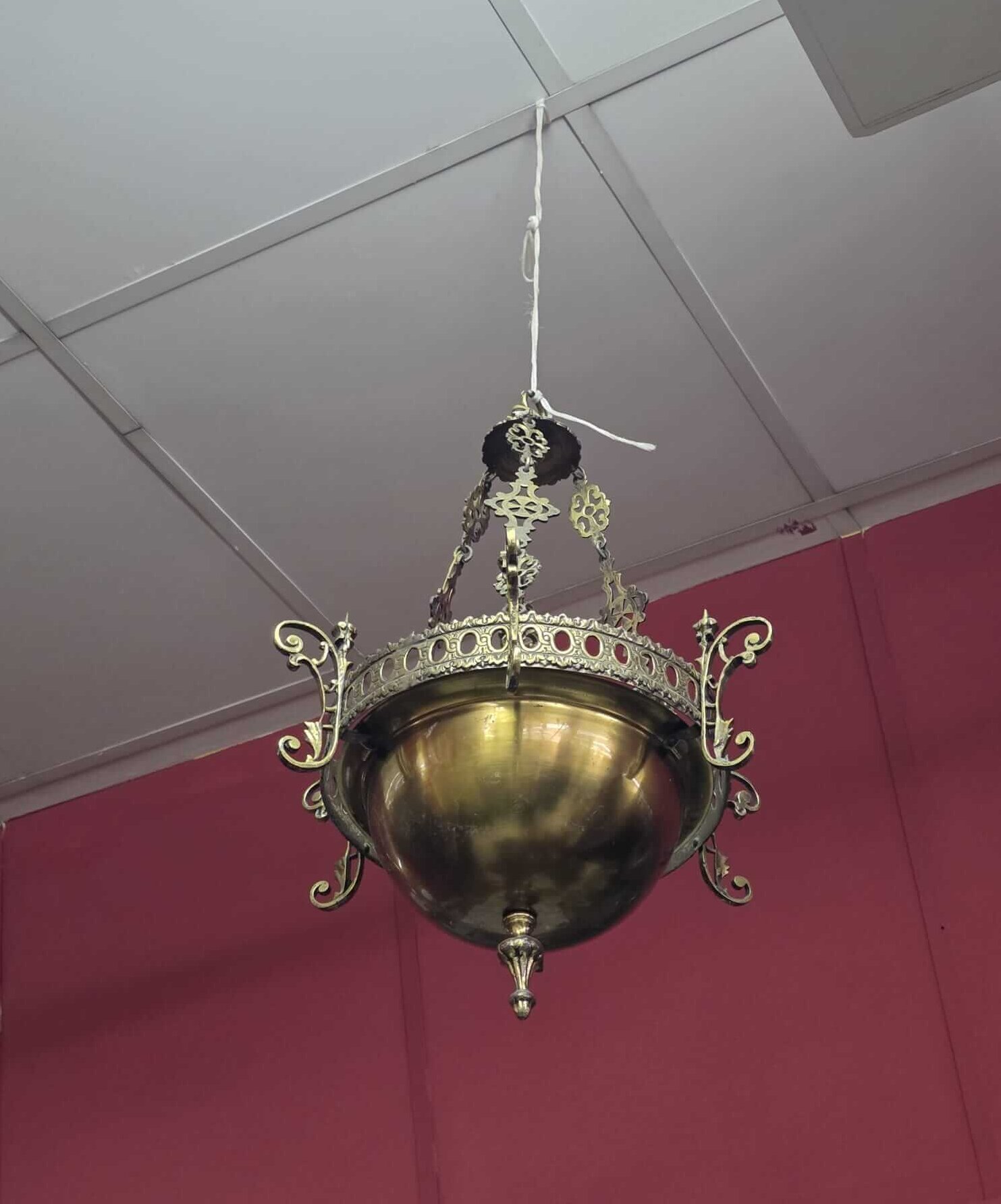 Lámpara votiva bronce