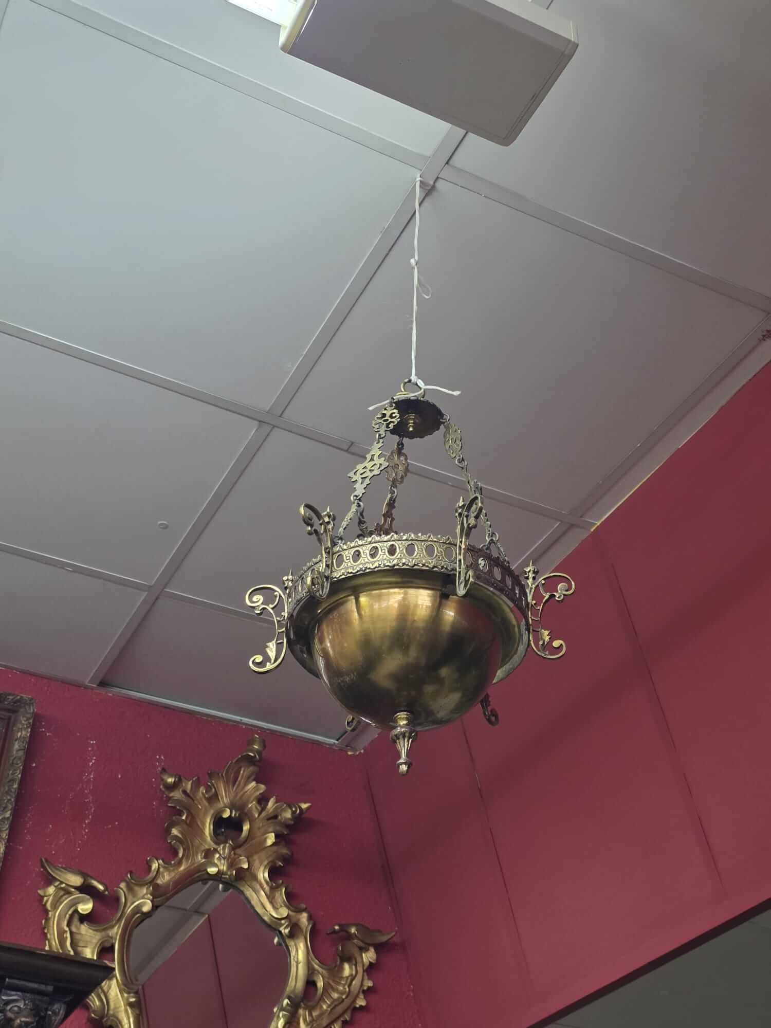 Lámpara votiva bronce - Imagen 5