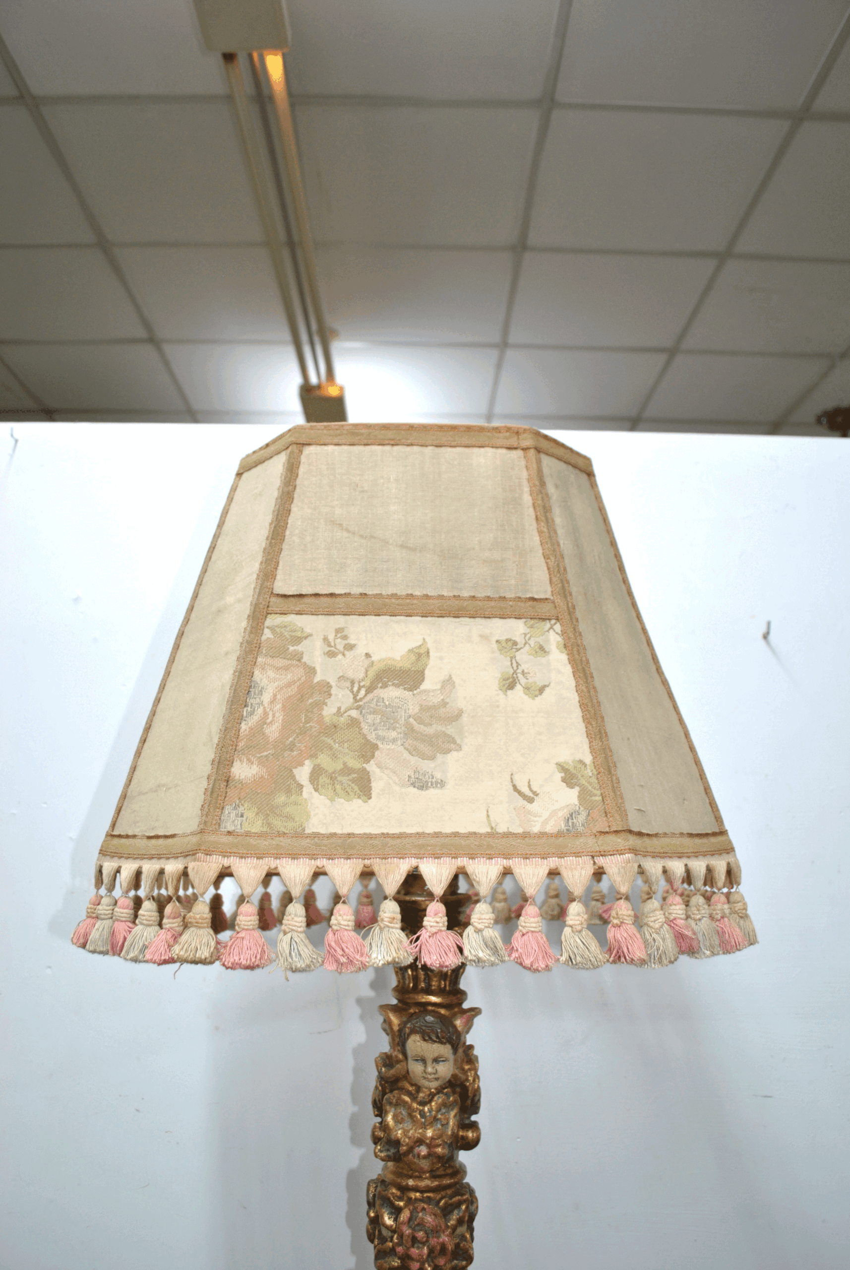 Lámpara base madera angelitos - Imagen 8