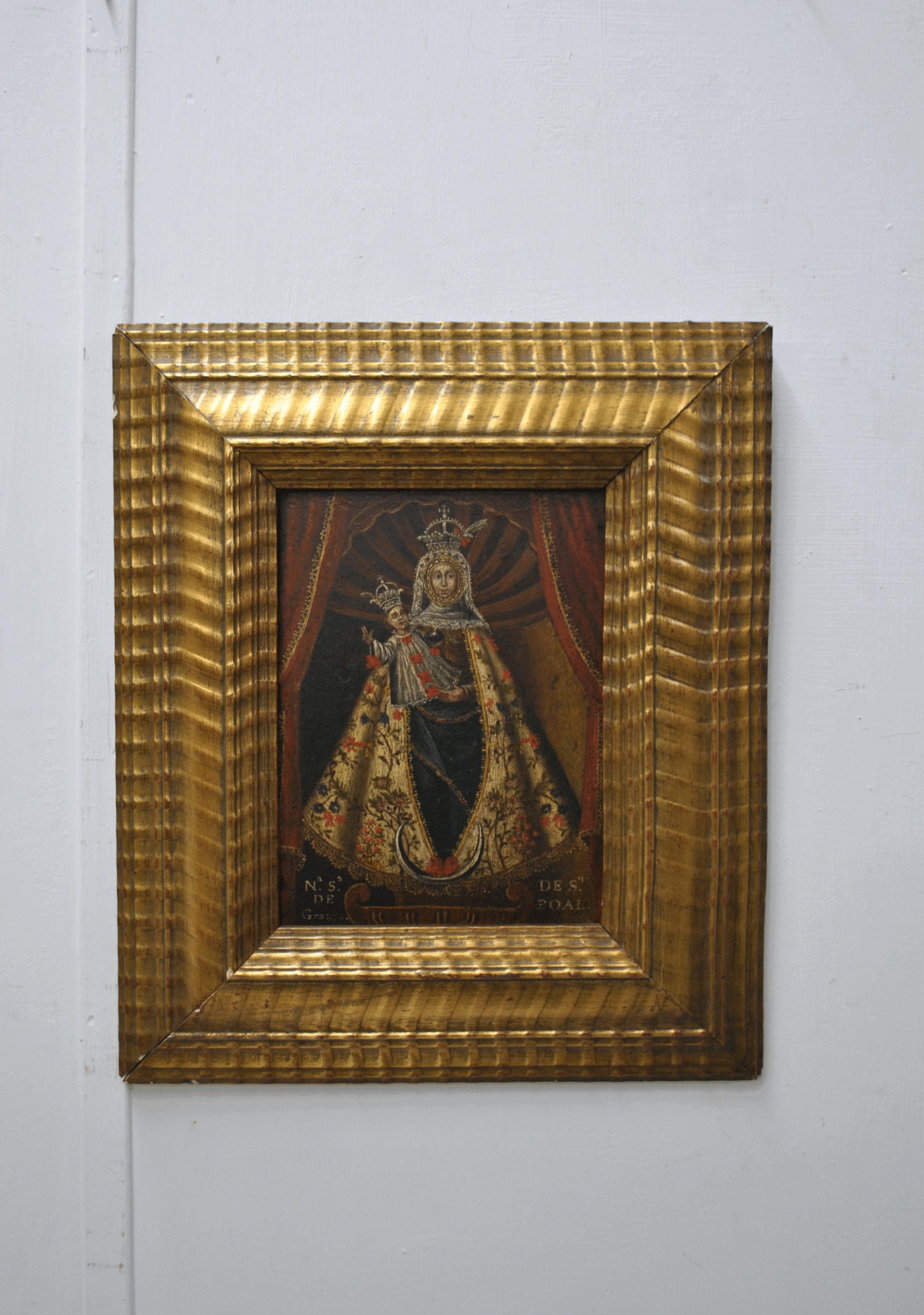 Óleo sobre tabla Ntra Sra de Gracia - Imagen 2