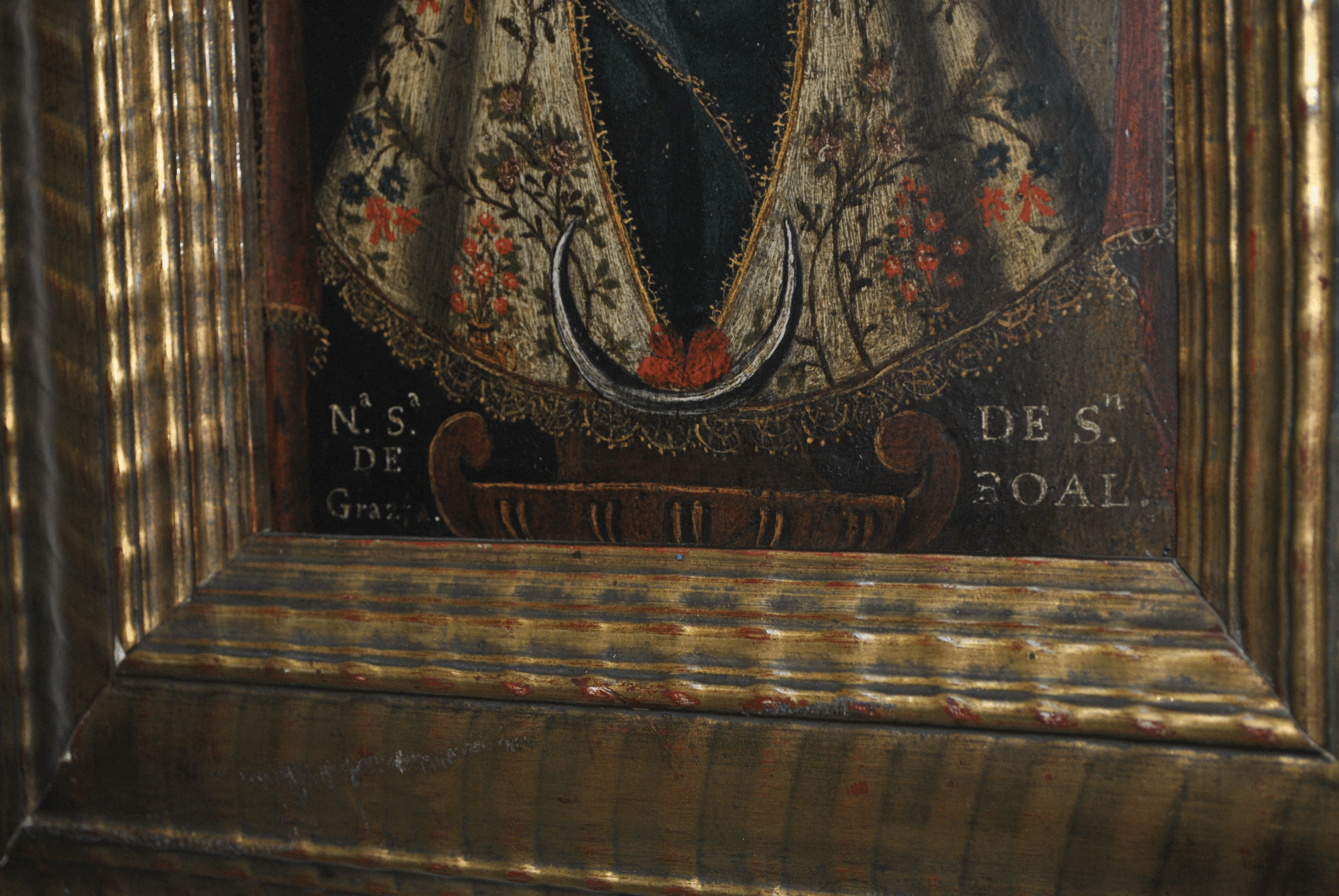 Óleo sobre tabla Ntra Sra de Gracia - Imagen 8