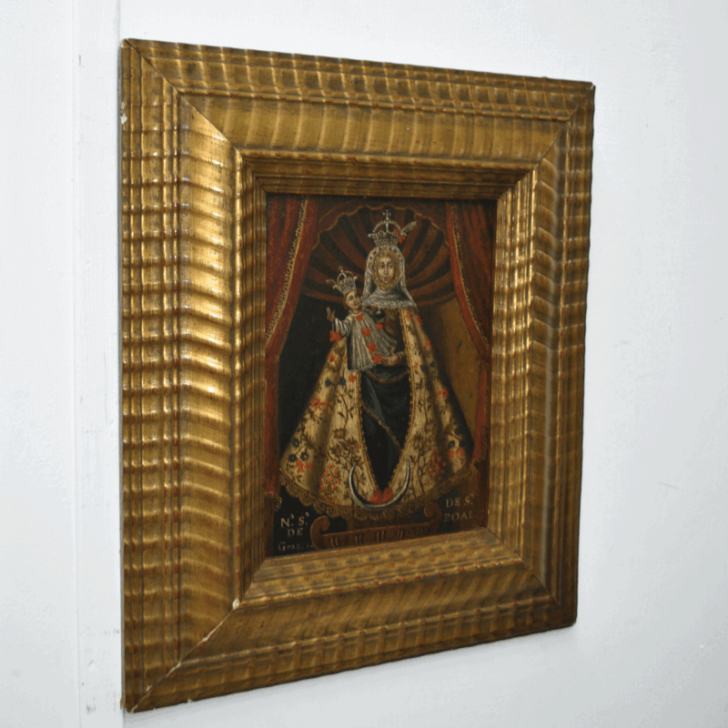Óleo sobre tabla Ntra Sra de Gracia
