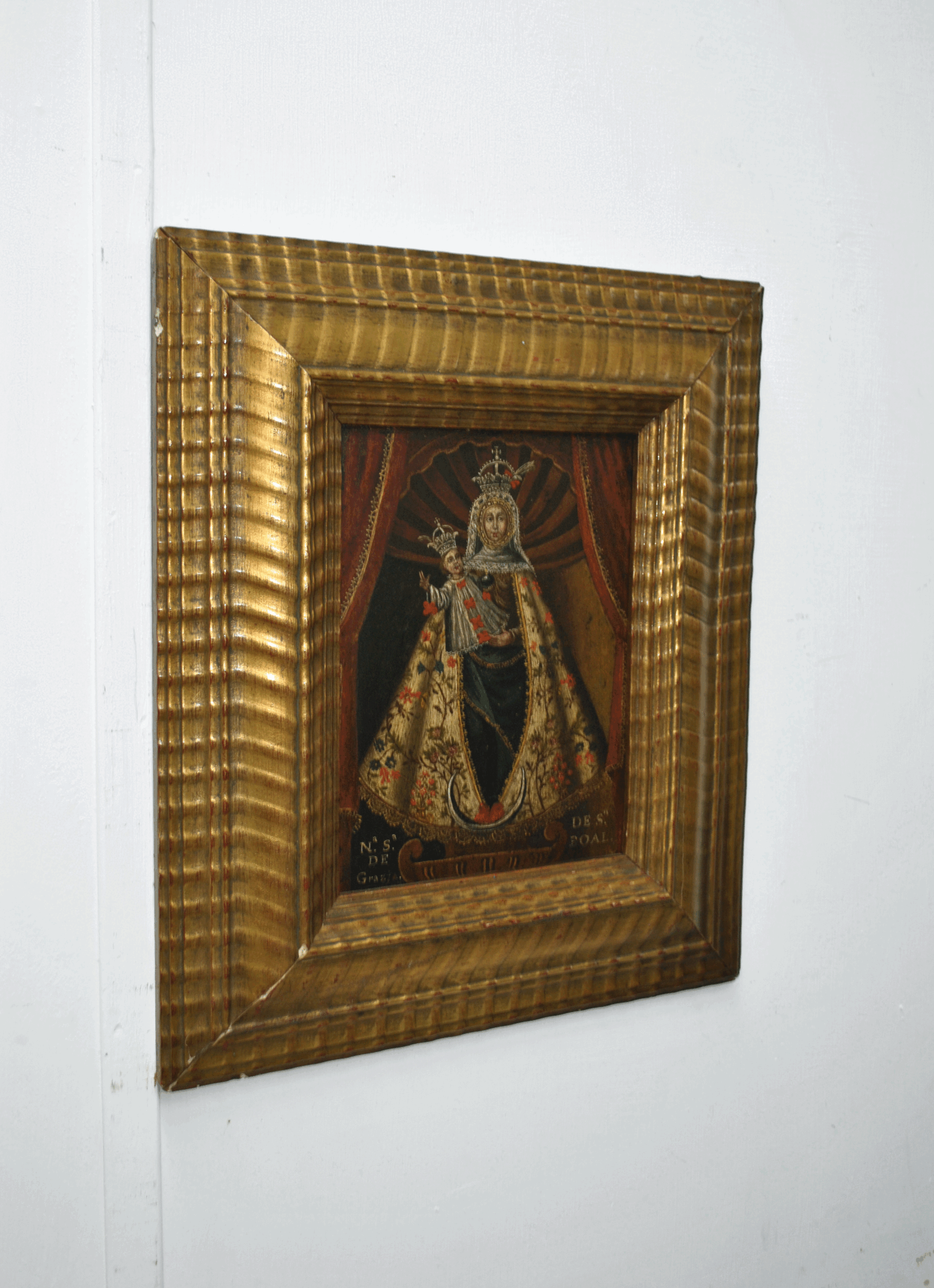 Óleo sobre tabla Ntra Sra de Gracia