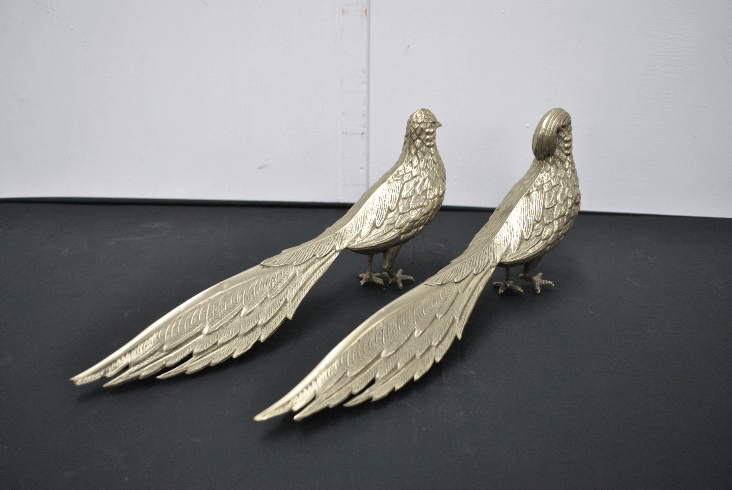 Pareja de faisanes latón - Imagen 5