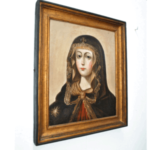 Óleo sobre lienzo Virgen del Popolo