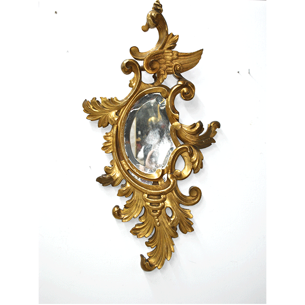 Espejo rococó fino oro