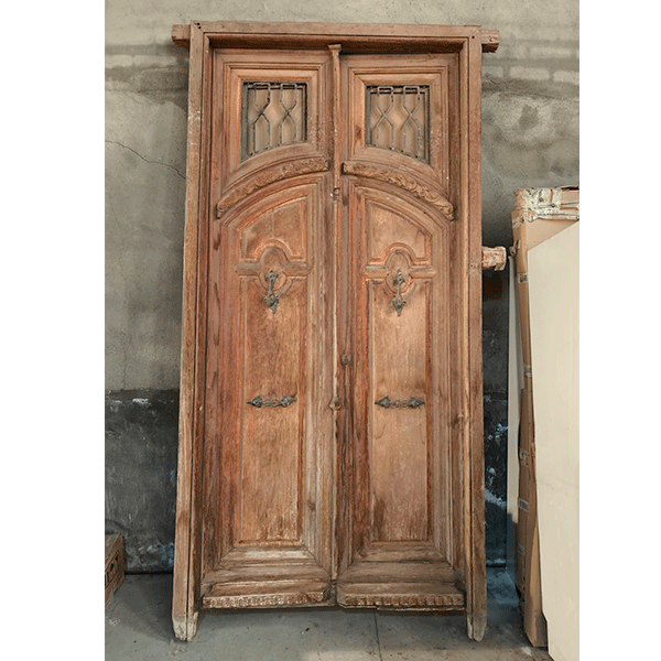 Puerta antigua madera maciza