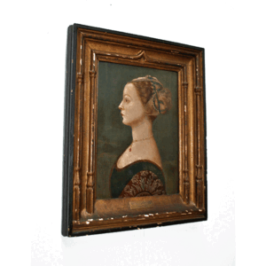 Óleo sobre tabla estilo de Piero Francesca