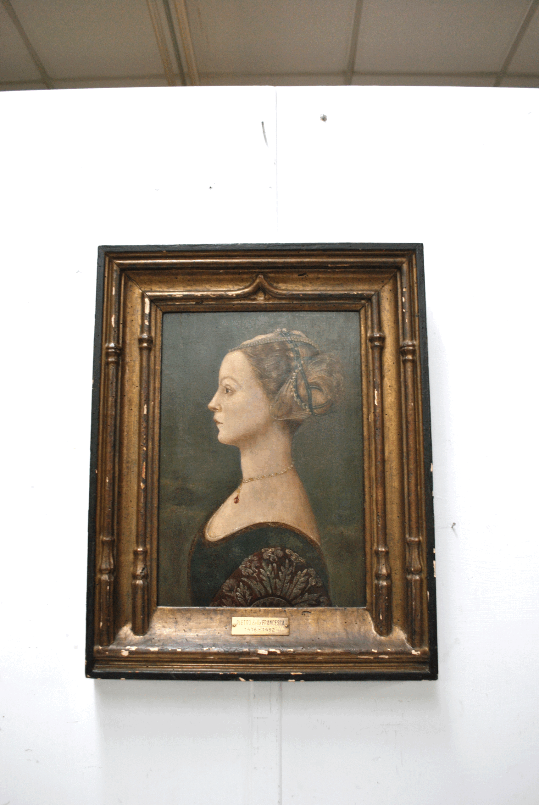 Óleo sobre tabla estilo de Piero Francesca - Imagen 4