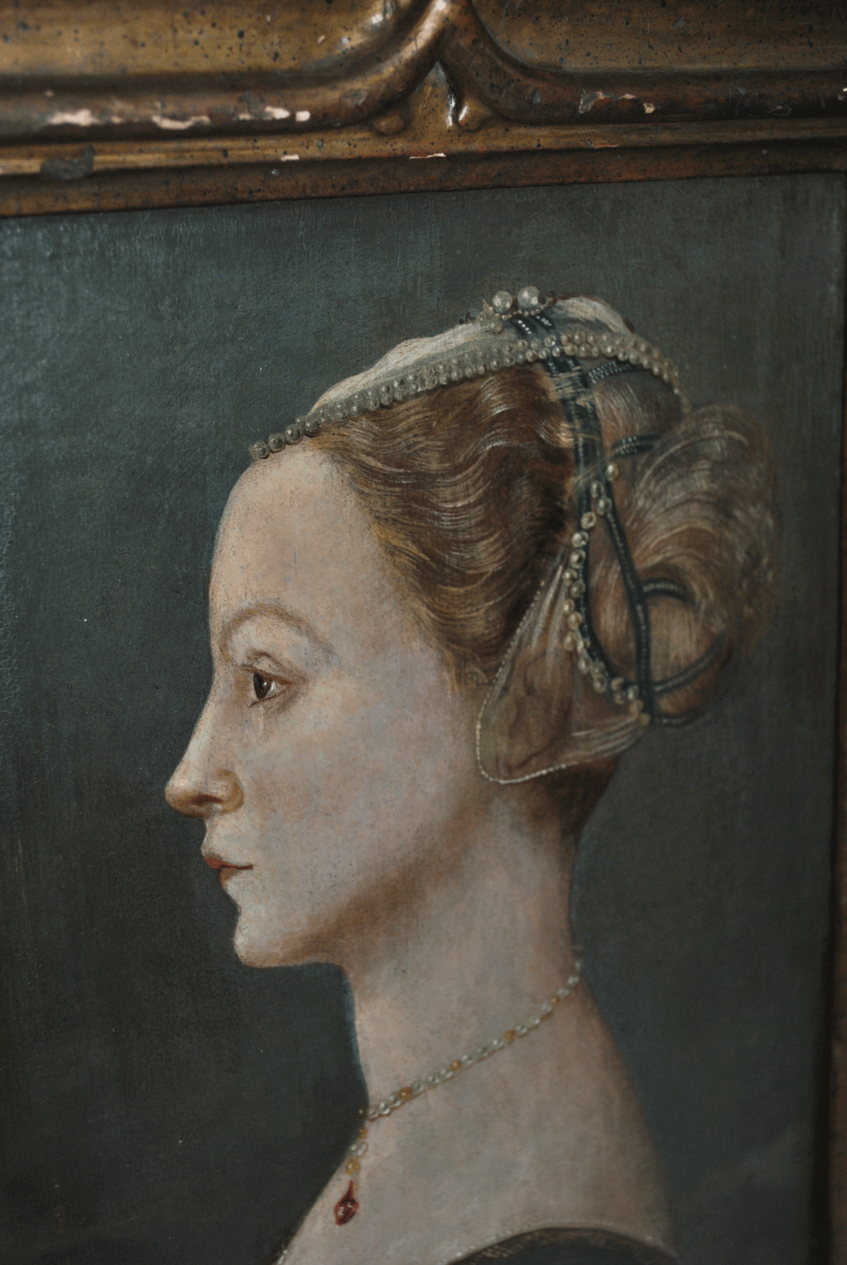 Óleo sobre tabla estilo de Piero Francesca - Imagen 5