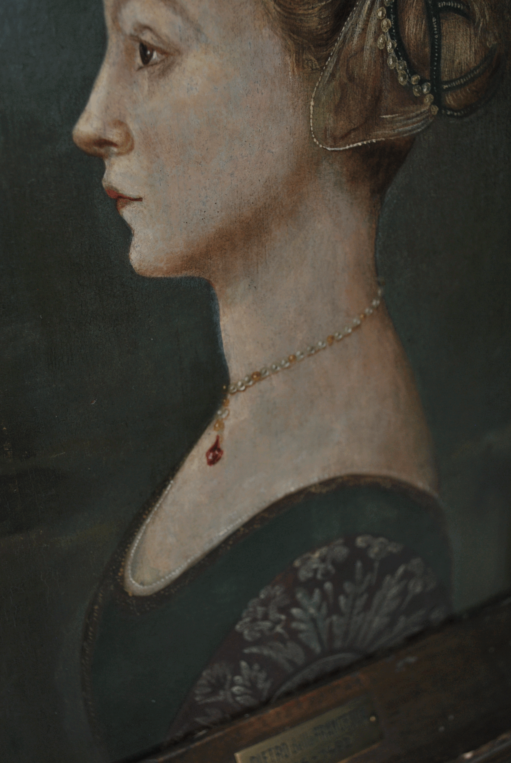 Óleo sobre tabla estilo de Piero Francesca - Imagen 6