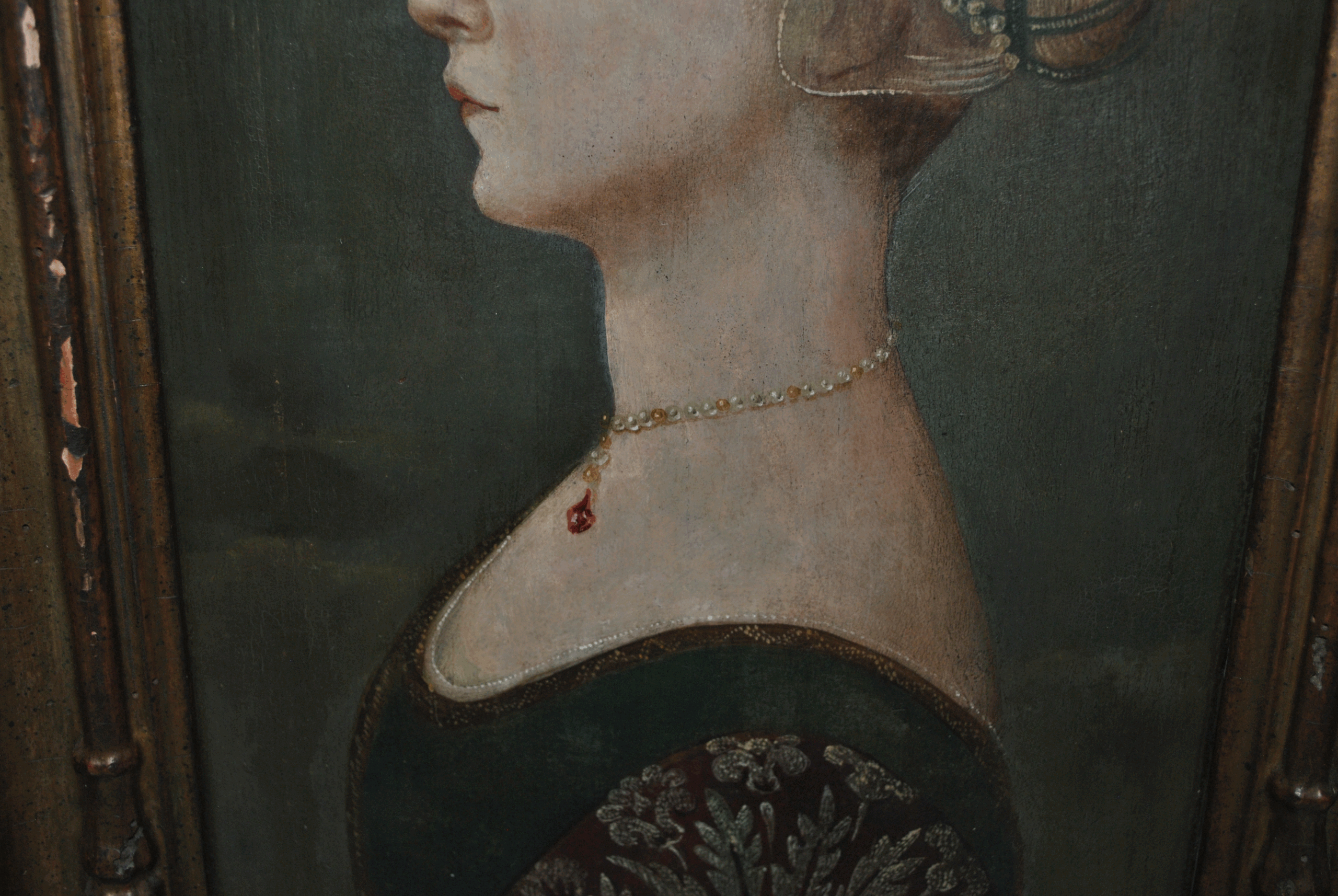 Óleo sobre tabla estilo de Piero Francesca - Imagen 7