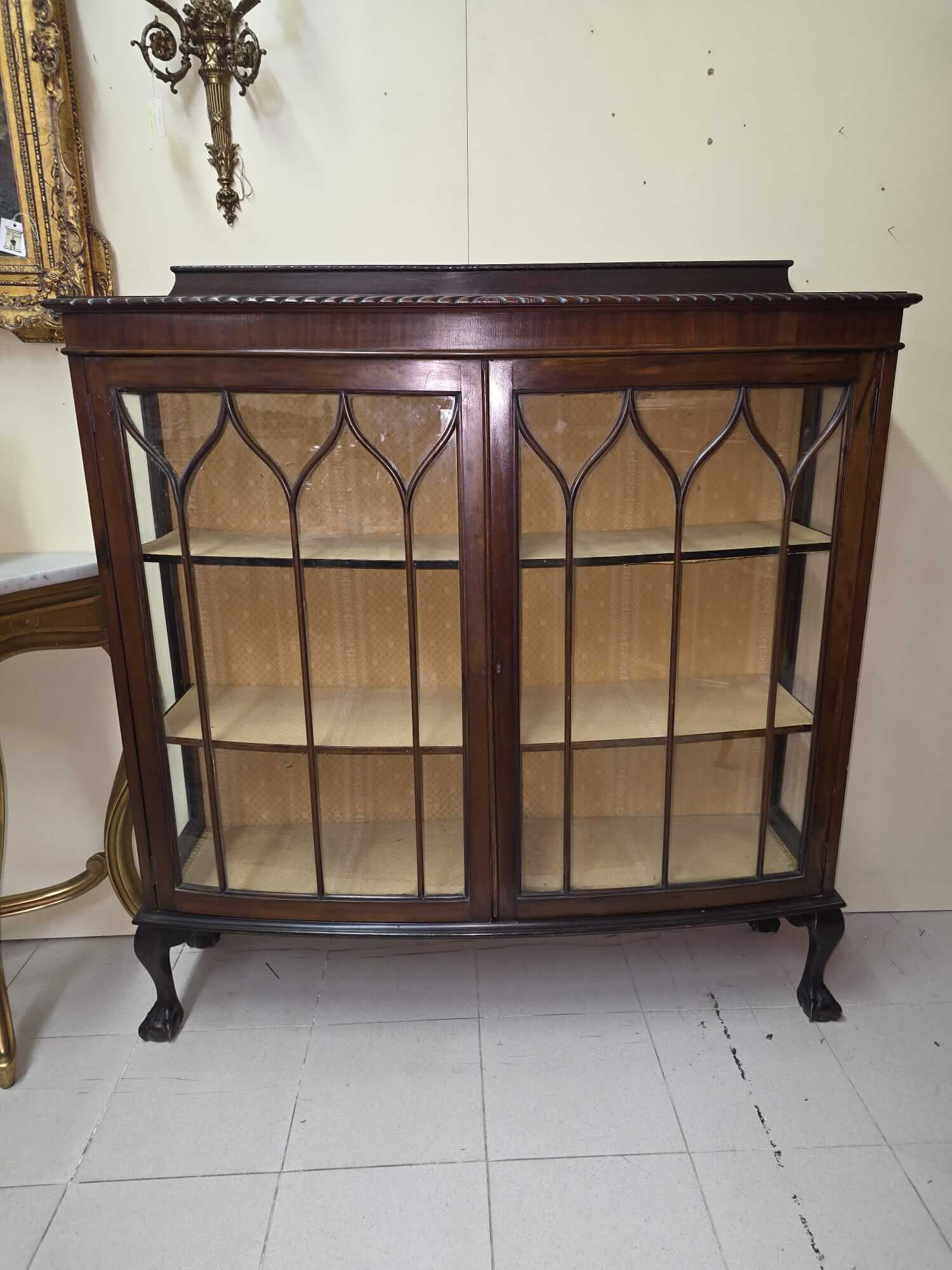 Vitrina inglesa caoba - Imagen 11