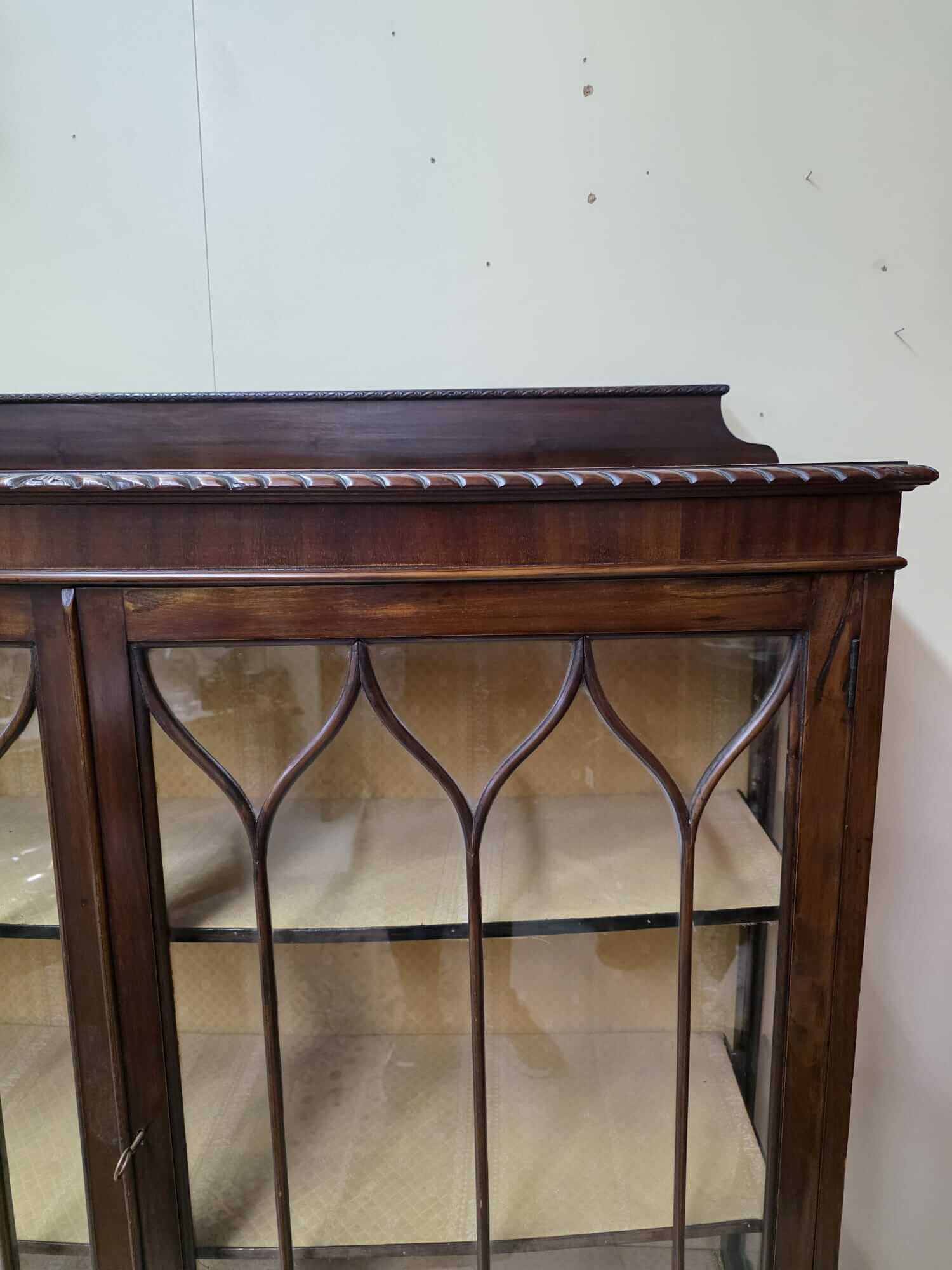 Vitrina inglesa caoba - Imagen 5