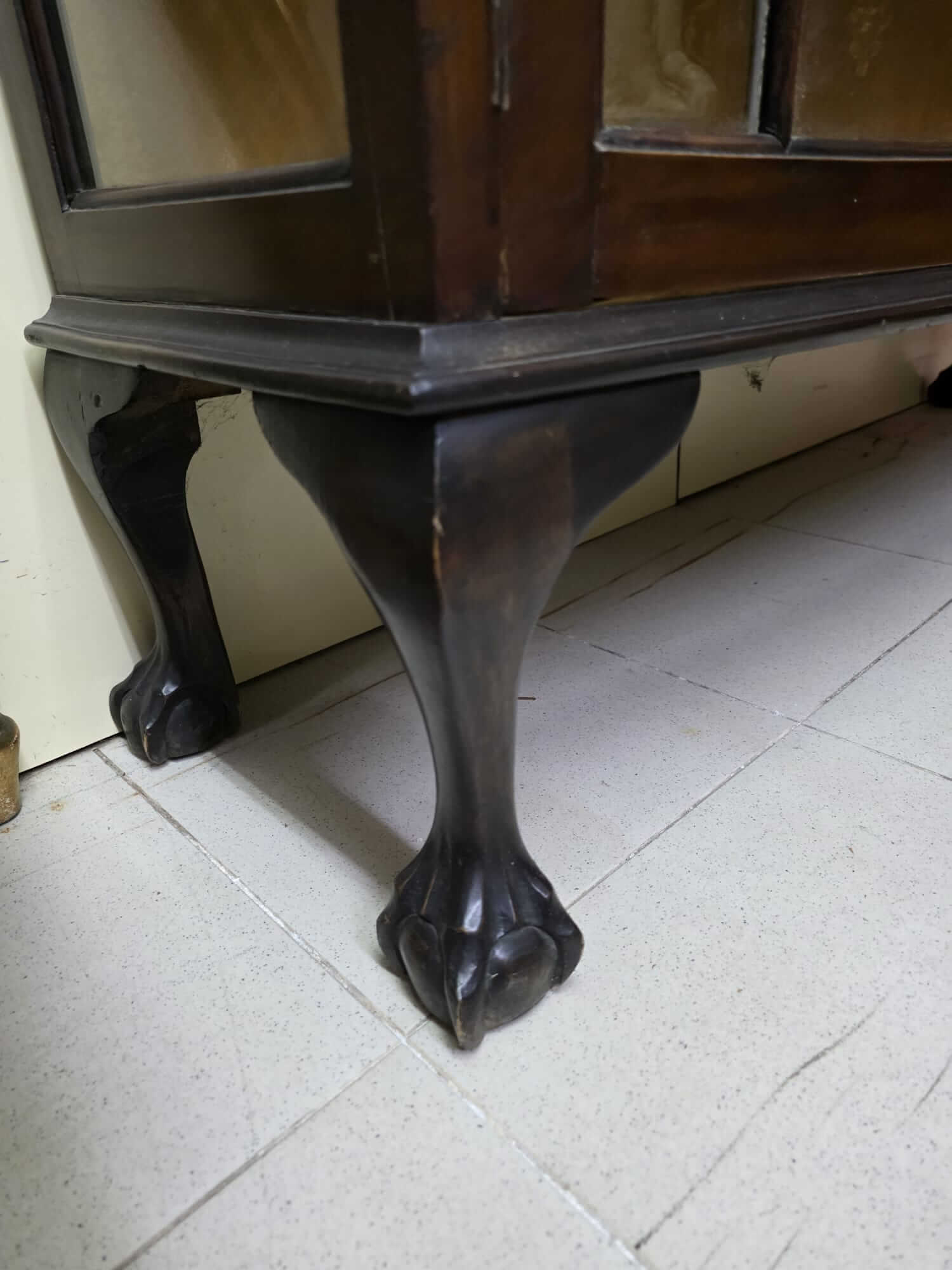 Vitrina inglesa caoba - Imagen 12