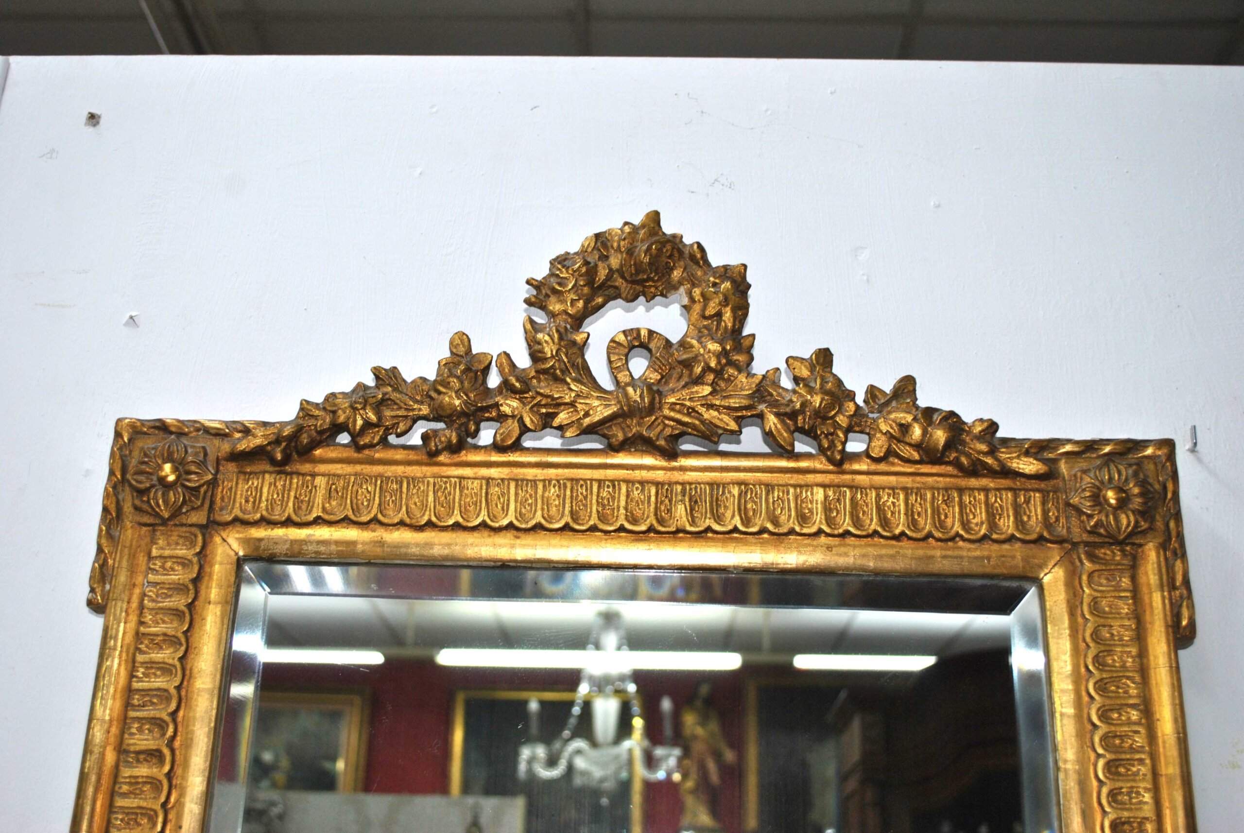Espejo Isabelino fino pan de oro - Imagen 4