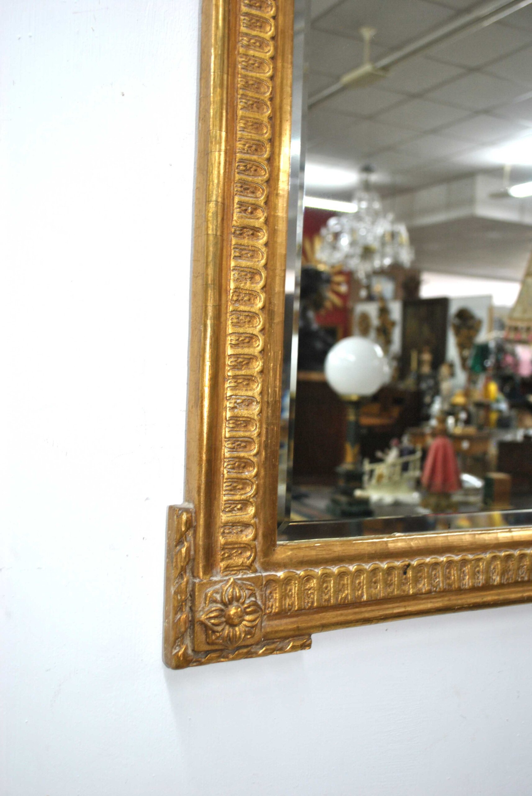 Espejo Isabelino fino pan de oro - Imagen 5