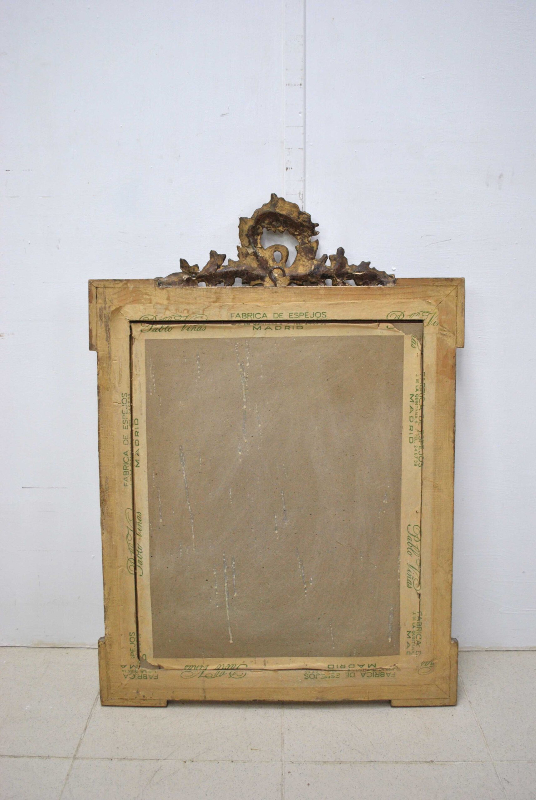 Espejo Isabelino fino pan de oro - Imagen 8