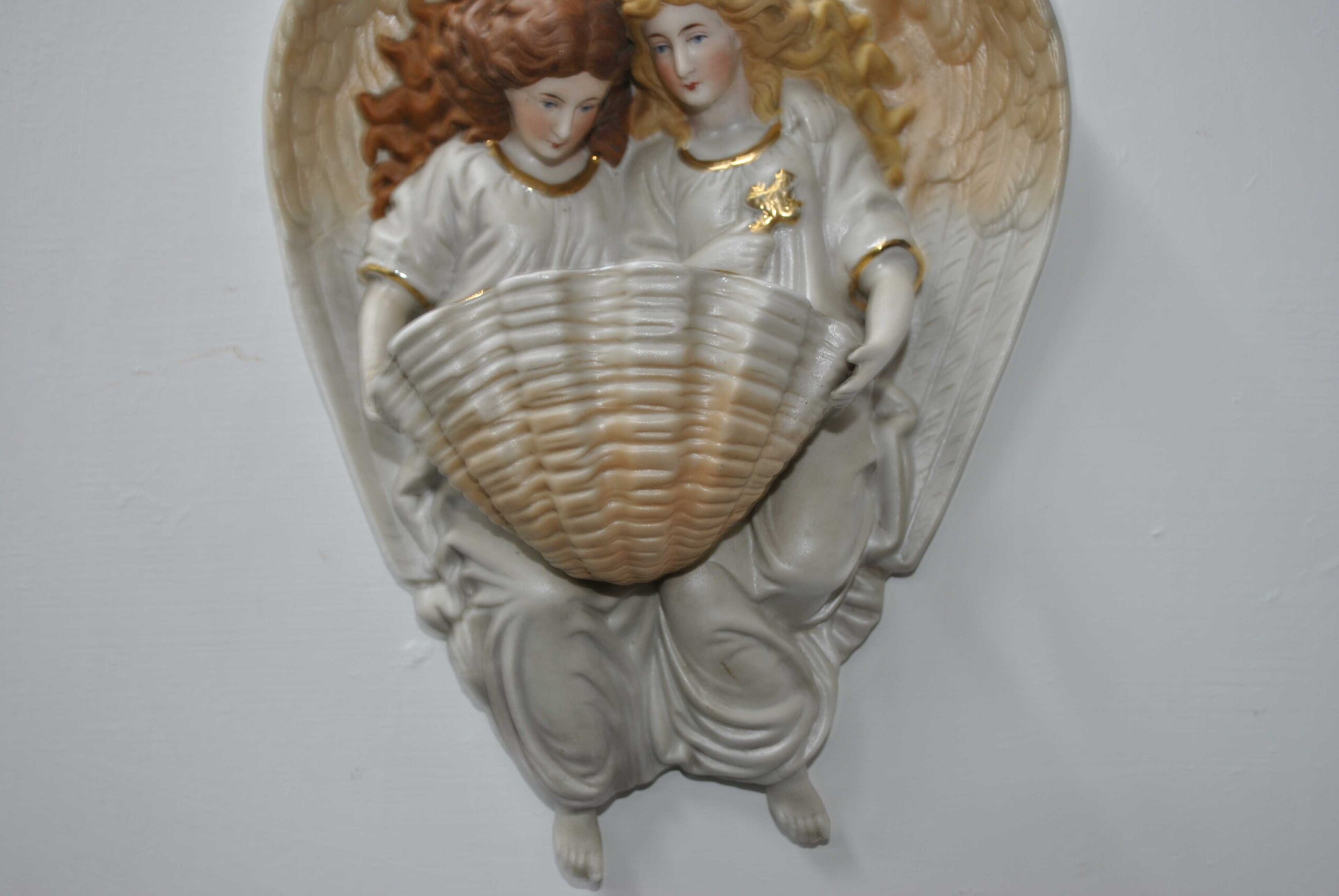 Benditera porcelana ángeles - Imagen 4