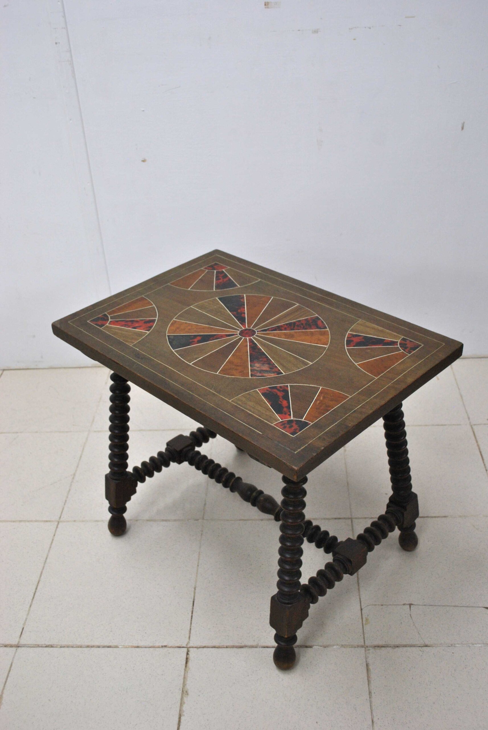 Mesita Alfonsina tablero marquetería - Imagen 4