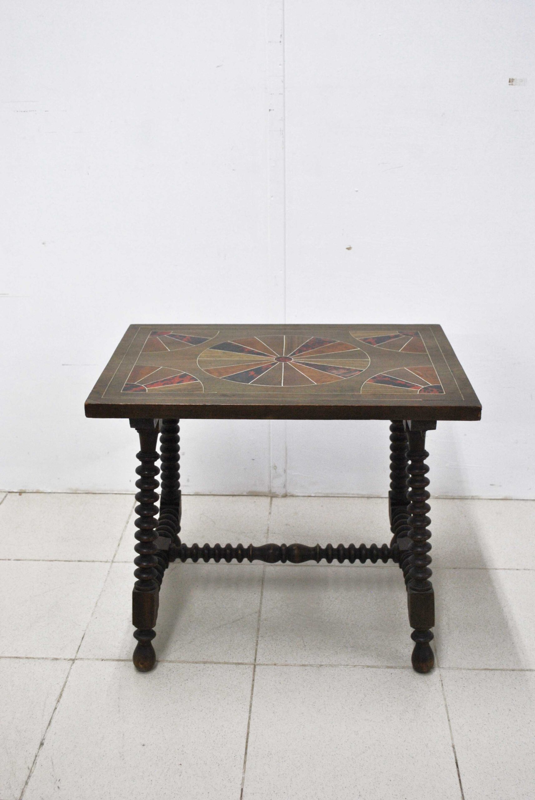 Mesita Alfonsina tablero marquetería - Imagen 2