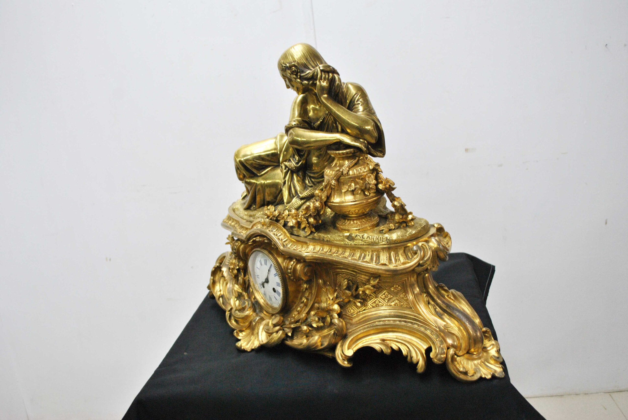 Reloj de bronce al mercurio firma A. Carrier - Imagen 12