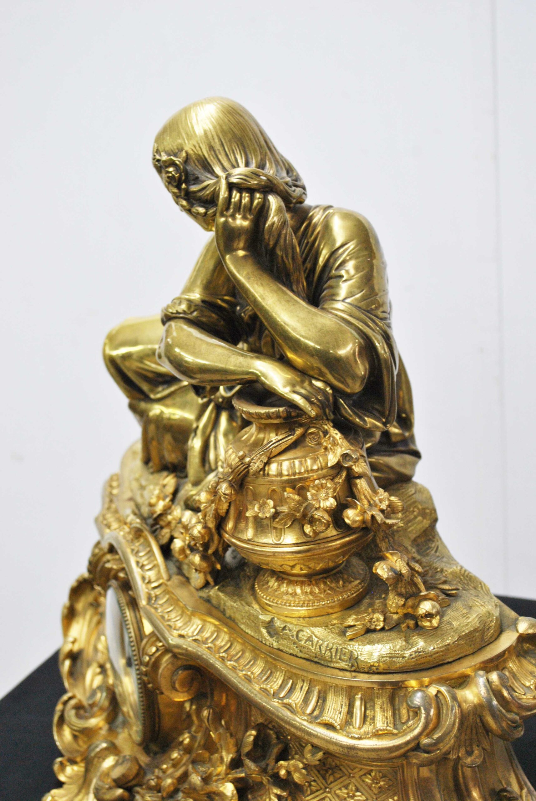 Reloj de bronce al mercurio firma A. Carrier - Imagen 14