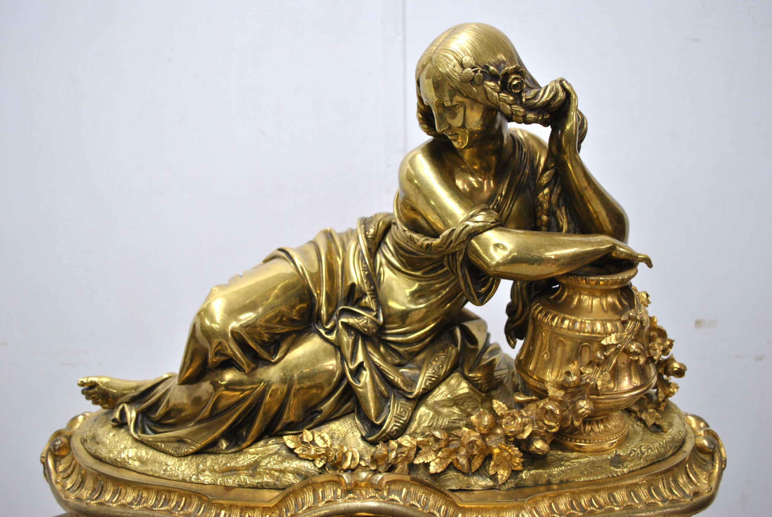 Reloj de bronce al mercurio firma A. Carrier - Imagen 3