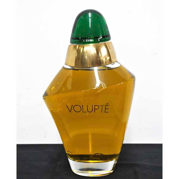 Frasco de perfume Volupté formato gigante